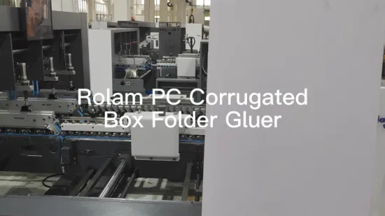 Rolam Auto Bottom Corrugated Carton Folder Gluer Machine