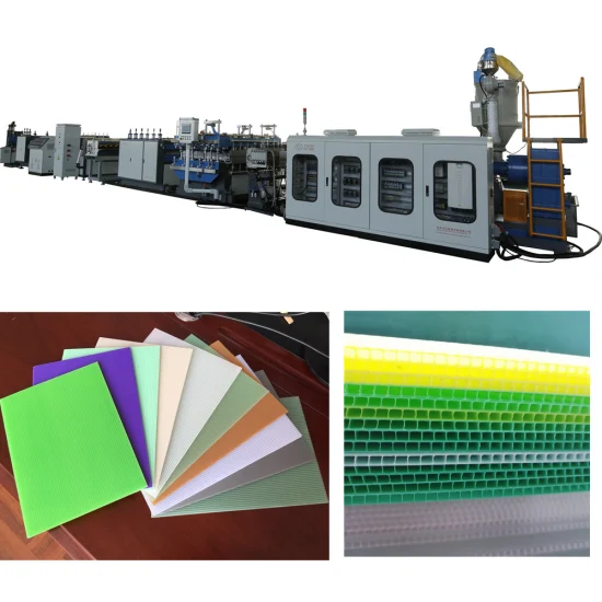 Good Quality Plastic PP Hollow Corrugated Sheet Glass Bottle Partition Board Extrusion Machine